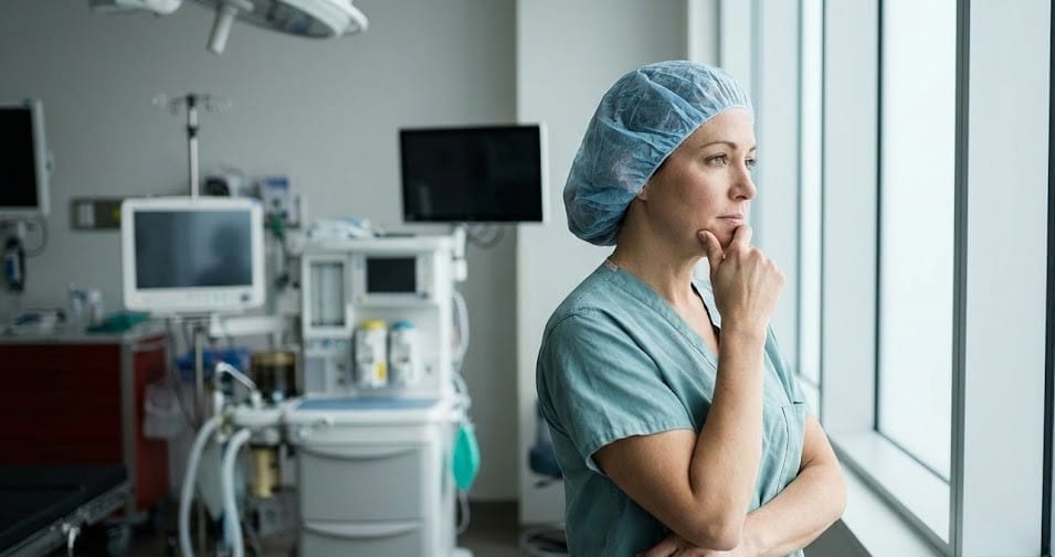 Nurse anesthetist evaluating long-term career decisions in 2026