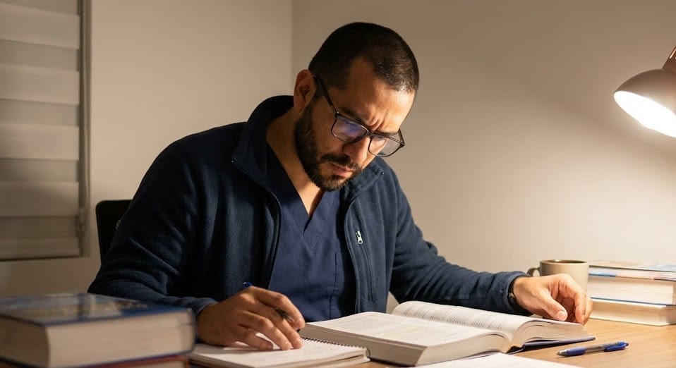 CRNA student studying full time without outside employment