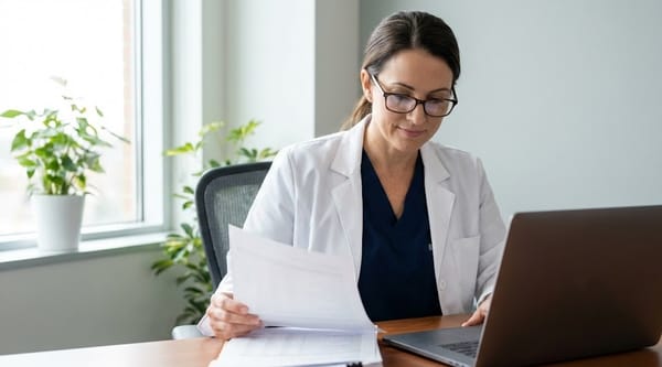 Certified Registered Nurse Anesthetist reviewing take-home pay and finances